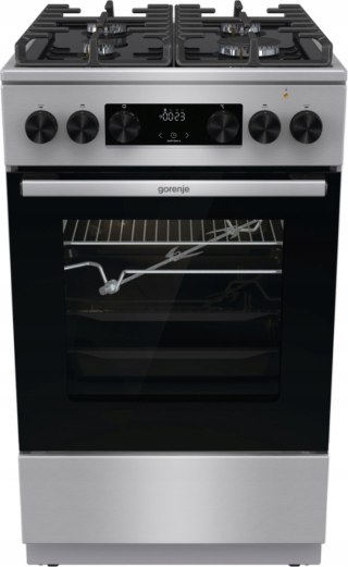KUCHNIA GAZOWO-ELEKTRYCZNA GORENJE GK5C65XV 70L Air Fry Multi Air Aqua Clean Grill