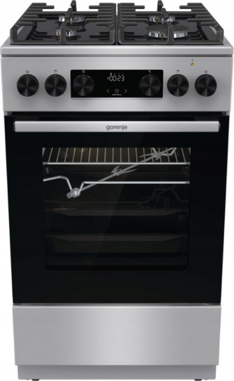 KUCHNIA GAZOWO-ELEKTRYCZNA GORENJE GK5C65XV 70L Air Fry Multi Air Aqua Clean Grill