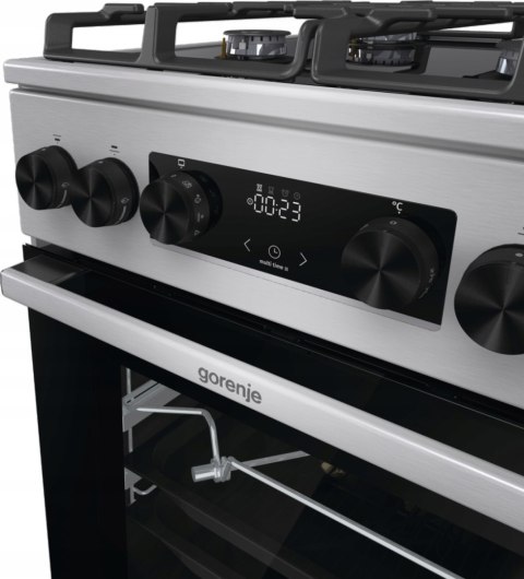 KUCHNIA GAZOWO-ELEKTRYCZNA GORENJE GK5C65XV 70L Air Fry Multi Air Aqua Clean Grill