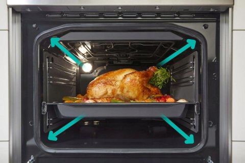KUCHNIA GAZOWO-ELEKTRYCZNA GORENJE GK5C65XV 70L Air Fry Multi Air Aqua Clean Grill
