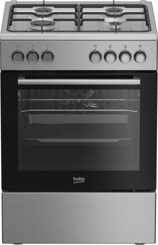 KUCHNIA GAZOWO-ELEKTRYCZNA BEKO FBE62130GXDN 66 L Steam Shine, Grill