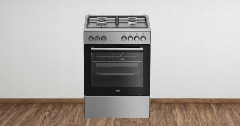 KUCHNIA GAZOWO-ELEKTRYCZNA BEKO FBE62130GXDN 66 L Steam Shine, Grill