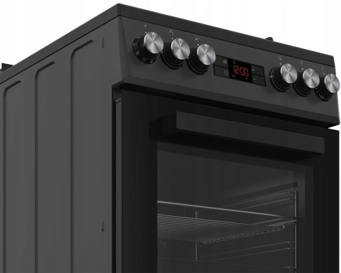KUCHNIA GAZOWO-ELEKTRYCZNA BEKO FSM51330DAOT 60 L Steam Shine, Grill