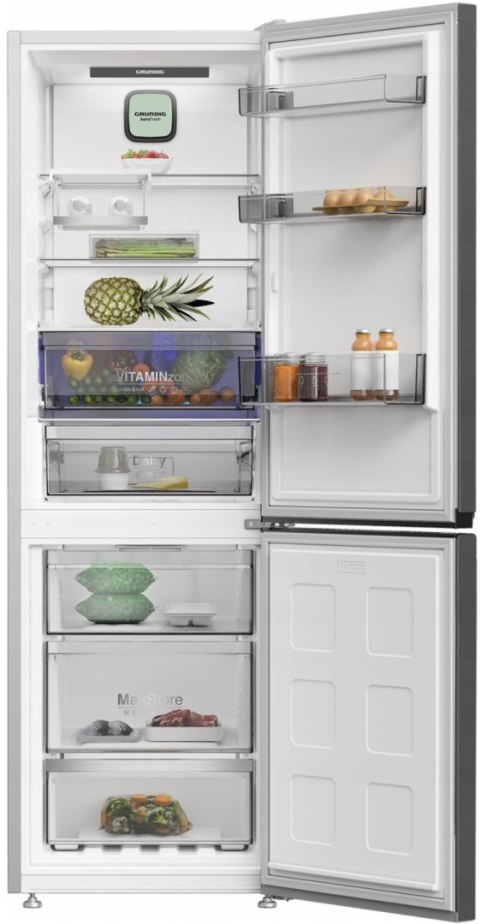 CHŁODZIARKO-ZAMRAŻARKA GRUNDIG GKPN46821X 316 L No Frost, Aero Fresh