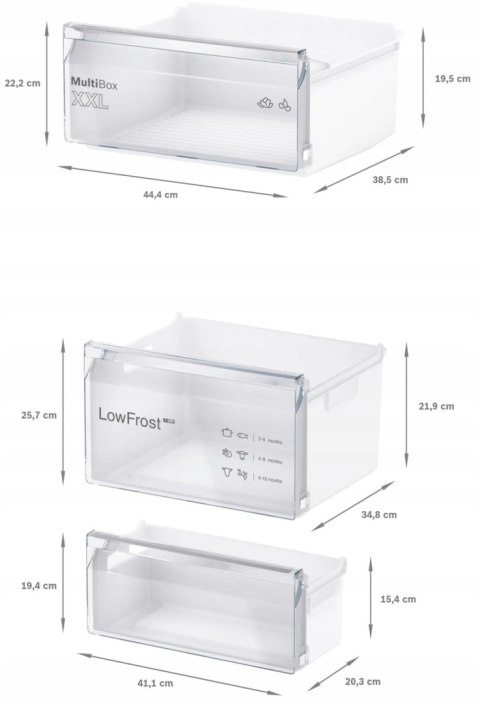 LODÓWKA ZABUDOWA BOSCH KIV87NSE0 270L Low Frost, Oświetlenie LED, Multi box LODÓWKA ZABUDOWA BOSCH KIV87NSE0 270L Low Frost, Oświetlenie LED, Multi box