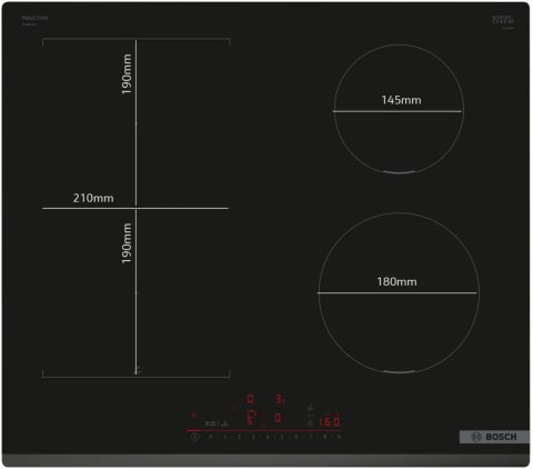 PŁYTA INDUKCYJNA DO ZABUDOWY BOSCH PVS631HC1E Power Boost, Wi-Fi