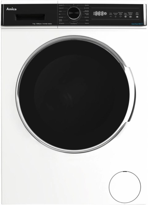 PRALKA AMICA WA3S712BLiSHB 7 kg 1200 obr Steam Power Pro