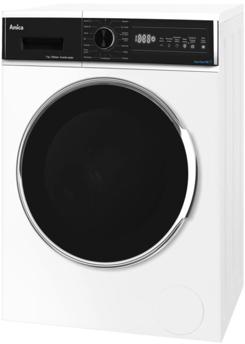 PRALKA AMICA WA3S712BLiSHB 7 kg 1200 obr Steam Power Pro
