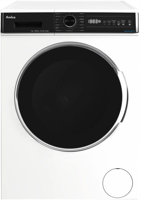 PRALKA AMICA WA3S712BLiSHB 7 kg 1200 obr Steam Power Pro