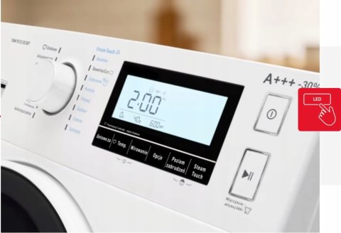 PRALKA AMICA WA3S712BLiSHB 7 kg 1200 obr Steam Power Pro