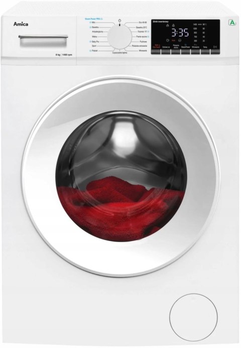 PRALKA AMICA WA5S814ALiSH 8 kg 1400 obr Steam Power Pro