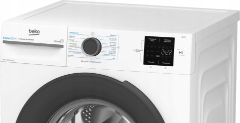 PRALKA BEKO BM3WFU39215WAR 9 kg 1200 obr Inwerter, Steam Cure, Opti Sense