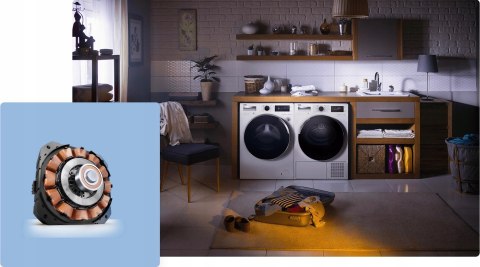 PRALKA BEKO BM3WFU39215WAR 9 kg 1200 obr Inwerter, Steam Cure, Opti Sense