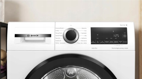 SUSZARKA KONDESACYJNA Z POMPĄ CIEPŁA BOSCH WQG241ALPL 9 kg Auto Dry
