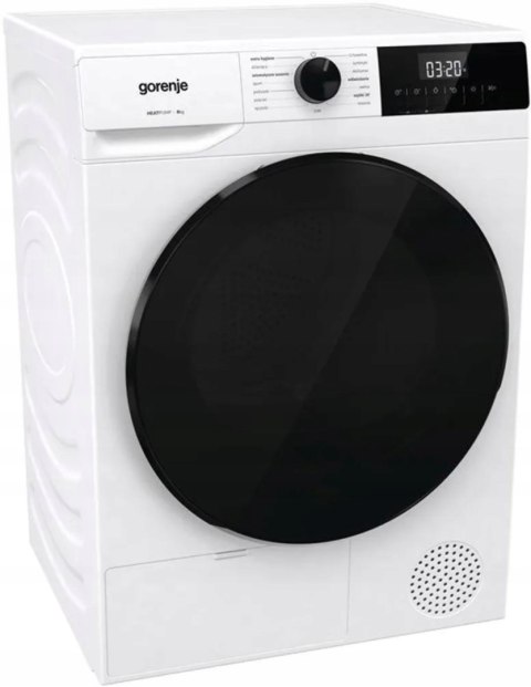 SUSZARKA KONDESACYJNA Z POMPĄ CIEPŁA DO UBRAŃ GORENJE DHNA82/PL 8 kg SUSZARKA KONDESACYJNA Z POMPĄ CIEPŁA DO UBRAŃ GORENJE DHNA82/PL 8 kg