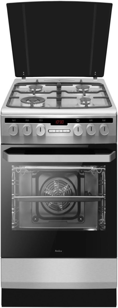 KUCHNIA GAZ-ELE AMICA 58GEH3.31HZpTaDA(Xx) 65 L Pizza, Wok, Grill