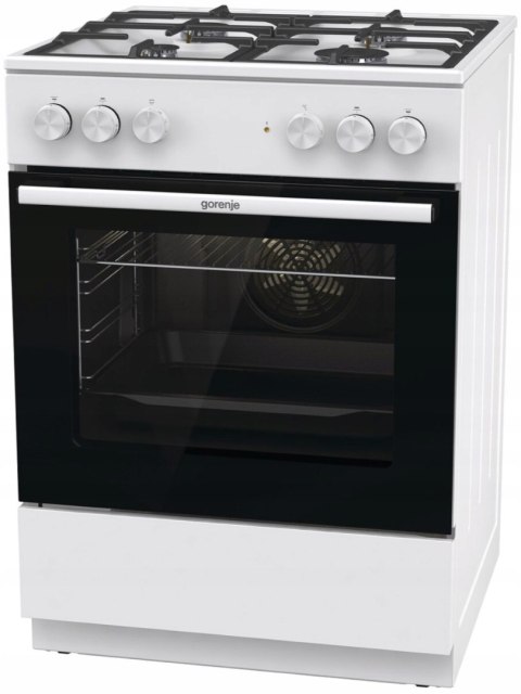 KUCHNIA GAZOWO-ELEKTRYCZNA GORENJE GK6A40WFFM 71 L Aqua Clean, Air Fry, Grill