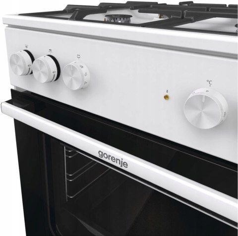 KUCHNIA GAZOWO-ELEKTRYCZNA GORENJE GK6A40WFFM 71 L Aqua Clean, Air Fry, Grill