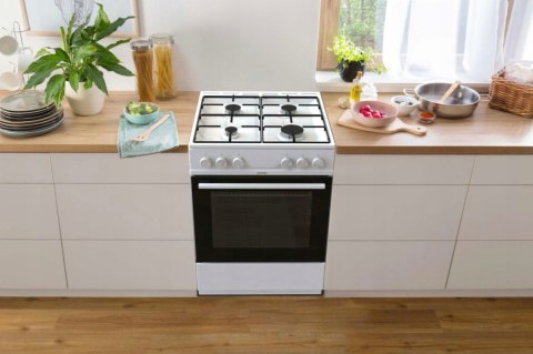 KUCHNIA GAZOWO-ELEKTRYCZNA GORENJE GK6A40WFFM 71 L Aqua Clean, Air Fry, Grill