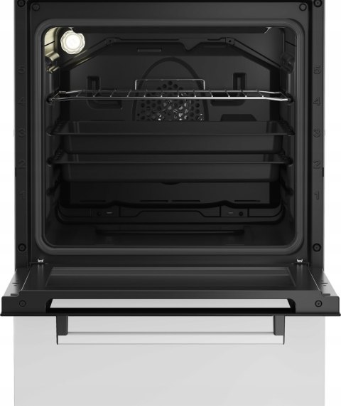 KUCHNIA GAZOWO-ELEKTRYCZNA BEKO FSE52323DWD 55 L Steam Shine, Grill