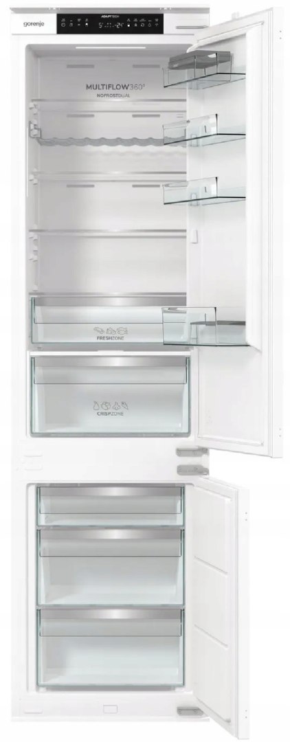 LODÓWKA GORENJE NRKI519D61WF 284 L No Frost Dual, Fast Freeze, Inwerter
