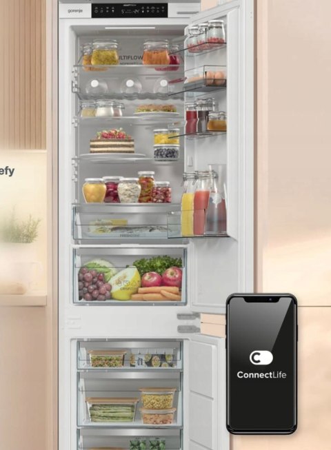 LODÓWKA GORENJE NRKI519D61WF 284 L No Frost Dual, Fast Freeze, Inwerter