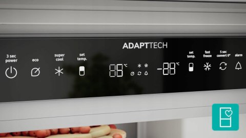 LODÓWKA GORENJE NRKI519D61WF 284 L No Frost Dual, Fast Freeze, Inwerter