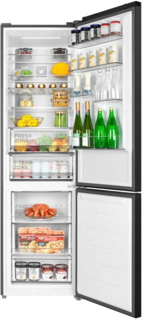 LODÓWKA TCL RP382BBD0 382 L No Frost, Komora Zero, Metal Cool