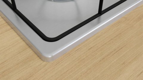 PŁYTA GAZOWA DO ZABUDOWY BOSCH PBP6B5K80 Inox, Zapalarka, Ruszt emaliowany