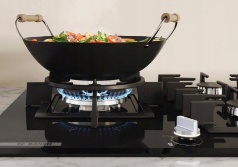 PŁYTA GAZOWA DO ZABUDOWY BOSCH PGQ7B5K90 75 cm Zapalarka, Palnik Wok