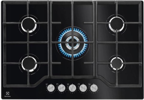 PŁYTA GAZOWA DO ZABUDOWY ELECTROLUX EGG7536S2K Zapalarka, Palnik WOK
