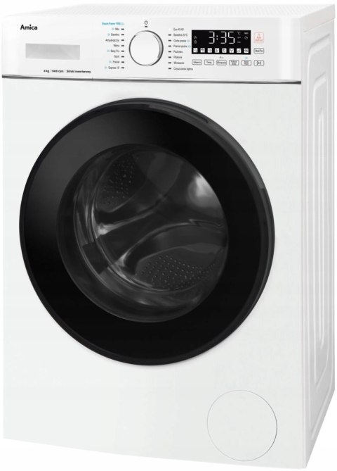 PRALKA AMICA WA5S814ADiSOzH 8 kg 1400 obr Steam Power Pro