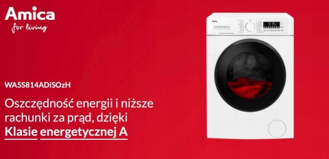 PRALKA AMICA WA5S814ADiSOzH 8 kg 1400 obr Steam Power Pro