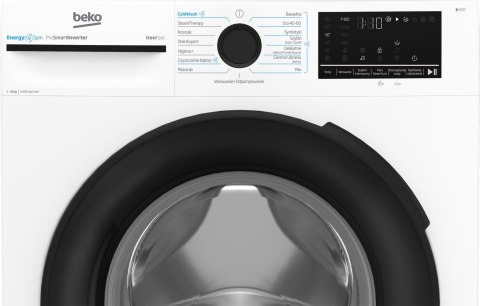 PRALKA BEKO XBM3WFU48415W 8 kg 1400 obr Steam Cure, Inwerter