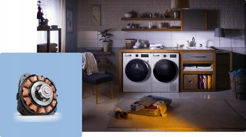 PRALKA BEKO XBM3WFU48415W 8 kg 1400 obr Steam Cure, Inwerter