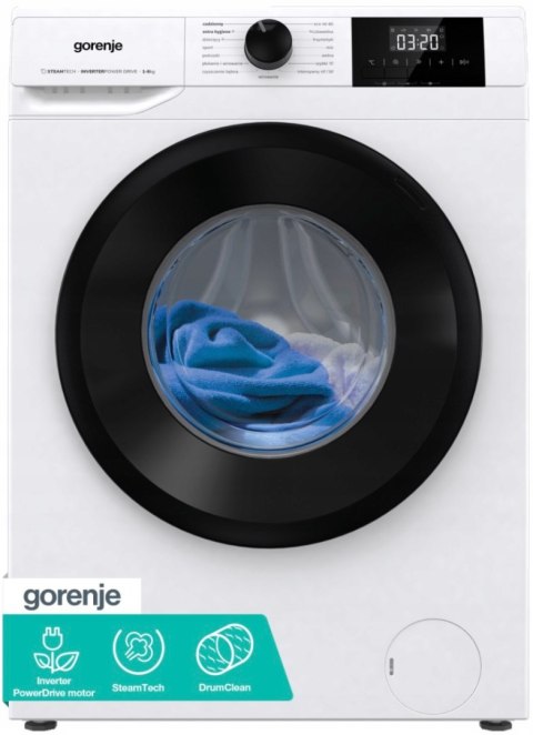PRALKA GORENJE W3NGPI61SBS/PL 6 kg Inverter, Steam Tech, Drum Clean