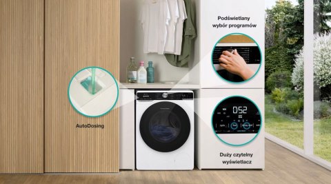 PRALKA GORENJE WPNA84A2ALWIFI/PL 8 kg 1400 obr Steam Tech, Inverter, Wi-Fi