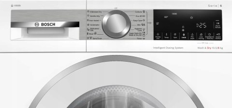 PRALKO-SUSZARKA BOSCH WNG254A9BY 10,5/6kg 1400 obr Eco Silence Drive, i-DOS