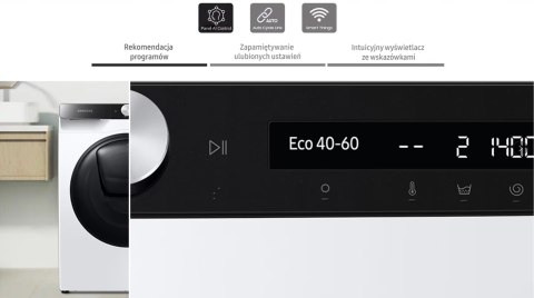 PRALKO-SUSZARKA SAMSUNG WD80T554DBE/S6 8/5 kg 1400 obr Inverter, Wi-Fi