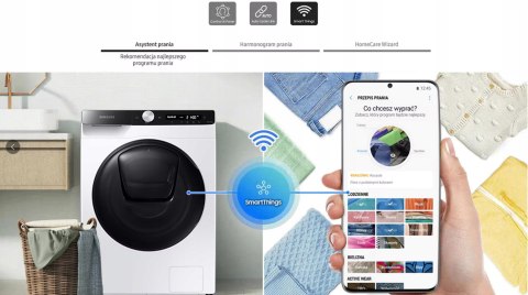 PRALKO-SUSZARKA SAMSUNG WD80T554DBE/S6 8/5 kg 1400 obr Inverter, Wi-Fi