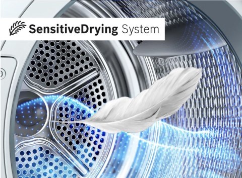 SUSZARKA BOSCH WQG145APPL 9 kg Sensitive Drying System Technologia Auto Dry