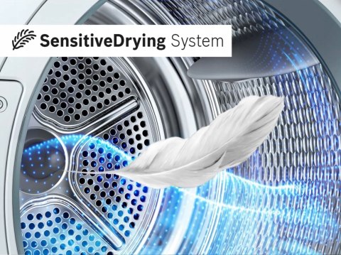 SUSZARKA DO UBRAŃ BOSCH WTH83277PL 8 kg Sensitive Drying System, Auto Dry