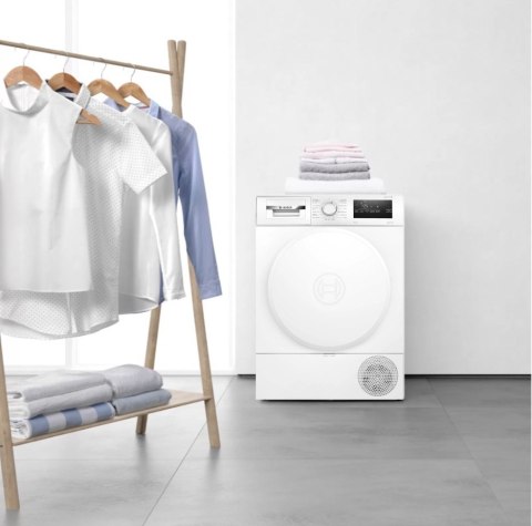 SUSZARKA DO UBRAŃ BOSCH WTH83277PL 8 kg Sensitive Drying System, Auto Dry