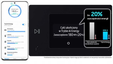 SUSZARKA SAMSUNG DV90DB7845GEU4 9 kg Inverter, Optimal Dry, Wi-Fi