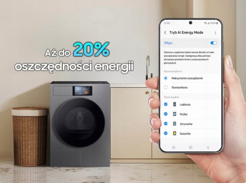 SUSZARKA SAMSUNG DV90F09F4SU4 Bespoke AI Home 9 kg Inwerter AirRefresh WiFi