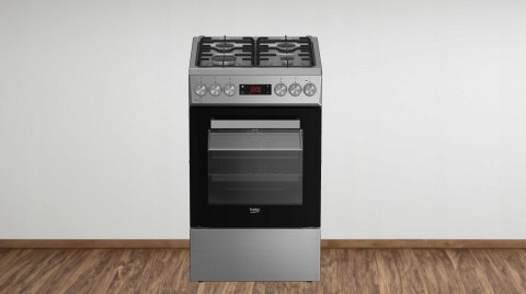 KUCHNIA GAZOWO-ELEKTRYCZNA BEKO FSM52320TXDT 60 L Steam Shine, Grill