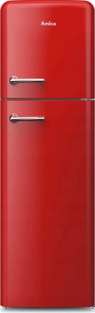 LODÓWKA AMICA FD280.3FR(E) RETRO 255 L Total No Frost, Inwerter, Ośw. LED
