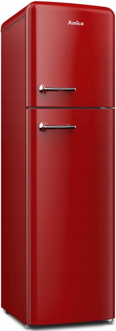 LODÓWKA AMICA FD280.3FR(E) RETRO 255 L Total No Frost, Inwerter, Ośw. LED