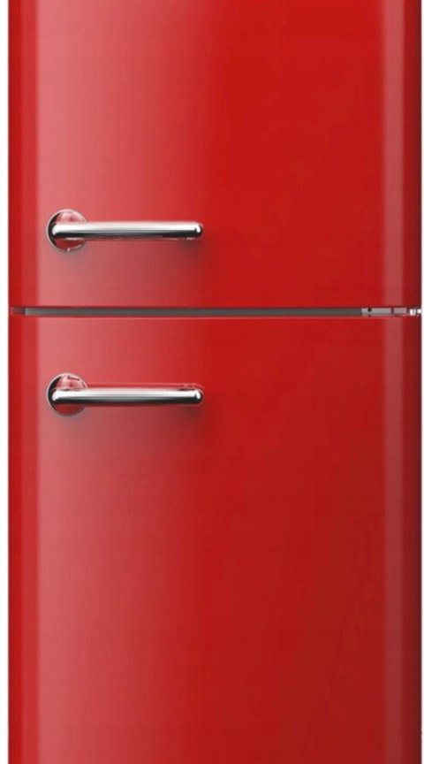 LODÓWKA AMICA FD280.3FR(E) RETRO 255 L Total No Frost, Inwerter, Ośw. LED