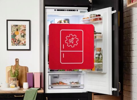 LODÓWKA AMICA FD280.3FR(E) RETRO 255 L Total No Frost, Inwerter, Ośw. LED